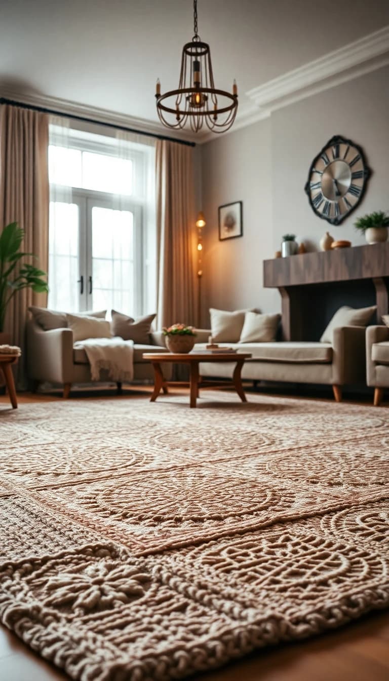 Рукодельный ковер